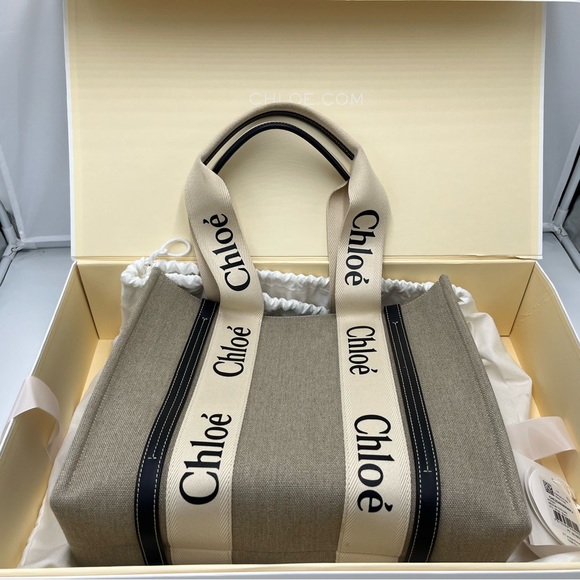 Chloe Woody medium tote - Picture 2 of 12